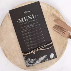 Imprimer vos menus restaurant