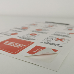 Impression stickers en planche A4