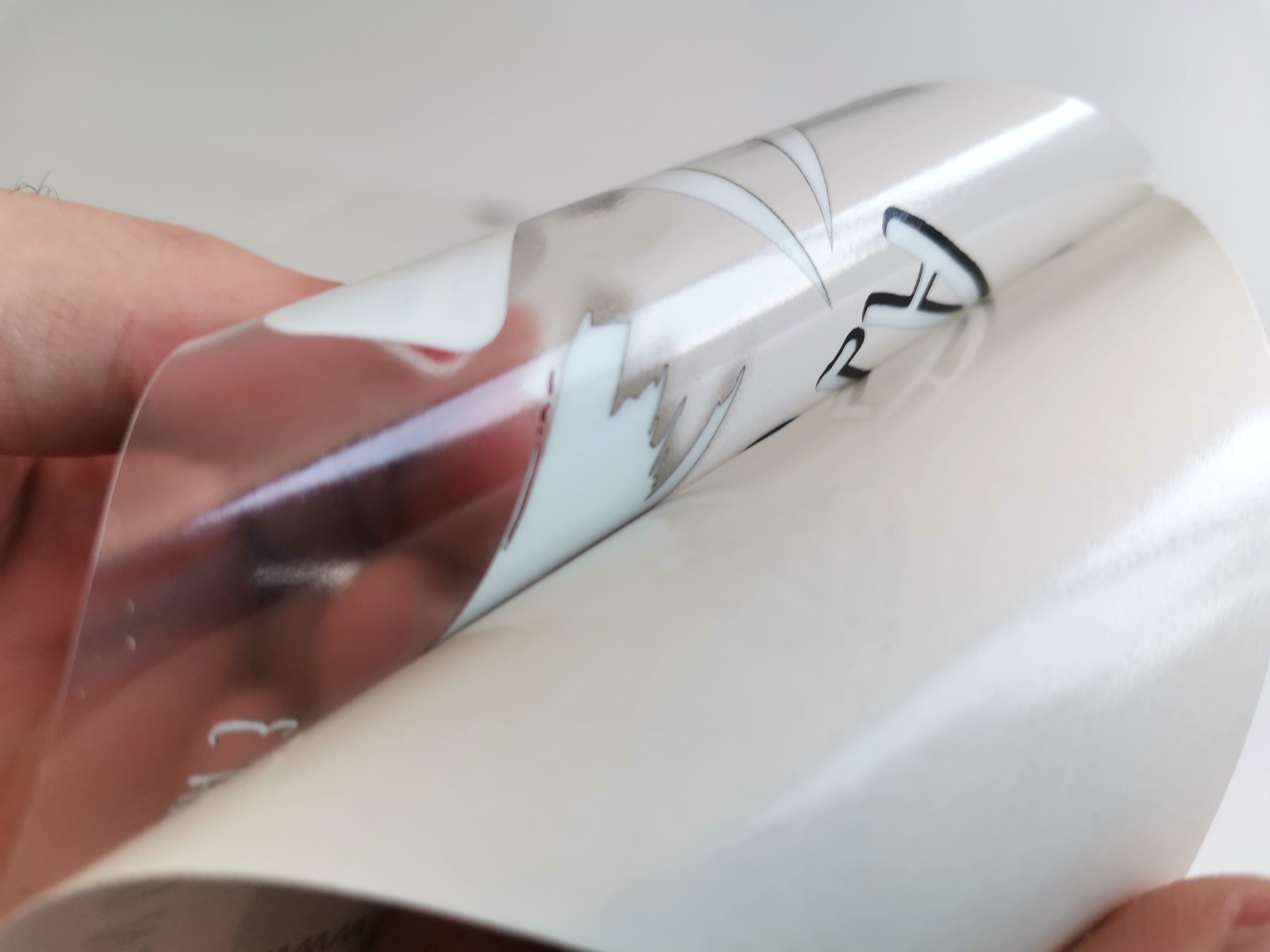 Encre blanche sur vinyle