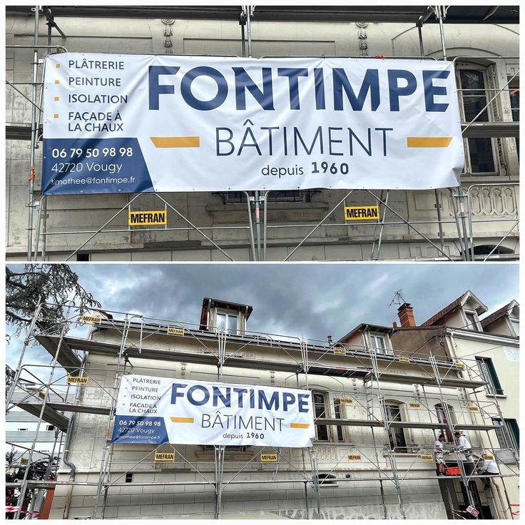 Banderole Chantier